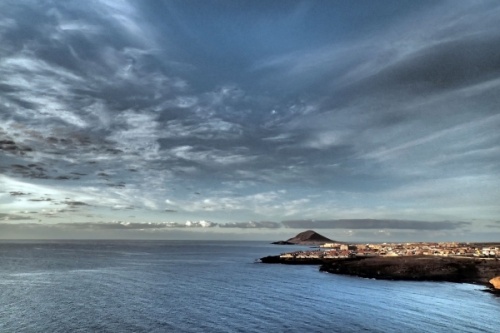 Sunrise sunset El Medano Tenerife Canarias