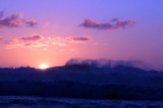 Sunrise sunset La Santa Lanzarote Canarias