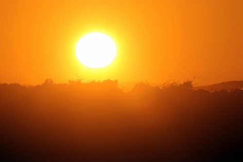 Sunrise sunset La Santa Lanzarote Canarias