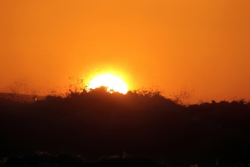 Sunrise sunset La Santa Lanzarote Canarias