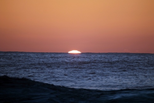Sunrise sunset La Santa Lanzarote Canarias