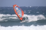 Wave windsurfing 35 knots of wind El Cabezo El Medano 28-09-2021