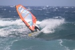 Wave windsurfing 35 knots of wind El Cabezo El Medano 28-09-2021