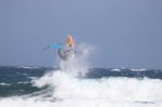 Wave windsurfing 35 knots of wind El Cabezo El Medano 28-09-2021