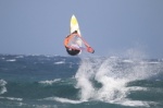 Wave windsurfing 35 knots of wind El Cabezo El Medano 28-09-2021
