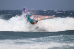 Wave windsurfing 35 knots of wind El Cabezo El Medano 28-09-2021