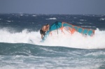 Wave windsurfing 35 knots of wind El Cabezo El Medano 28-09-2021