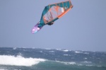 Wave windsurfing 35 knots of wind El Cabezo El Medano 28-09-2021