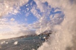 Windsurfing and kitesurfing at Harbour Wall in El Medano Tenerife 05-11-2017