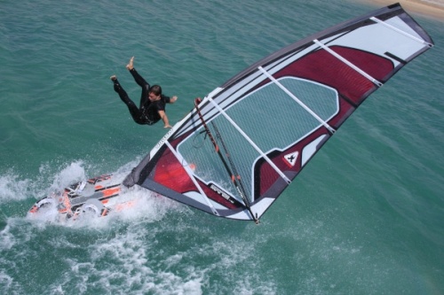 Windsurfing freestyle Vulcano