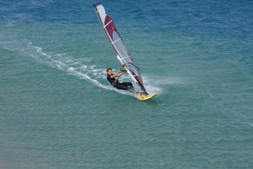 Windsurfing speed and race sailing
